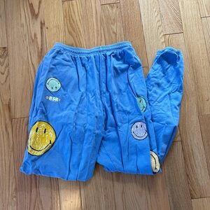 BSR Blue Smiley Jogger SweatPants